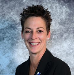 Photograph of Michele Peters at Goodwill Industries of Northeast Iowa, Inc. Waterloo, IA