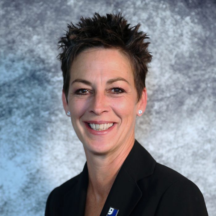 Photograph of Michele Peters at Goodwill Industries of Northeast Iowa, Inc. Waterloo, IA